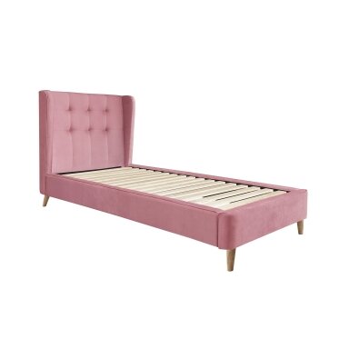 ESTELLA  90 cm rožinės spalvos lova