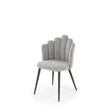 K552 smėlio spalvos metalinė kėdė