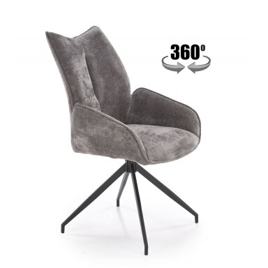 K553 pilka kėdė su pasisukimo funkcija K553 pilka kėdė su pasisukimo funkcija